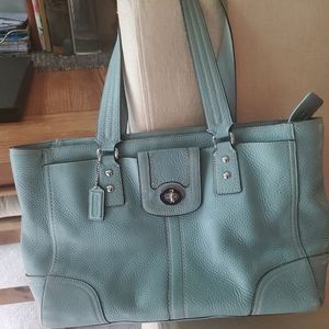 Vintage coach satchel/large